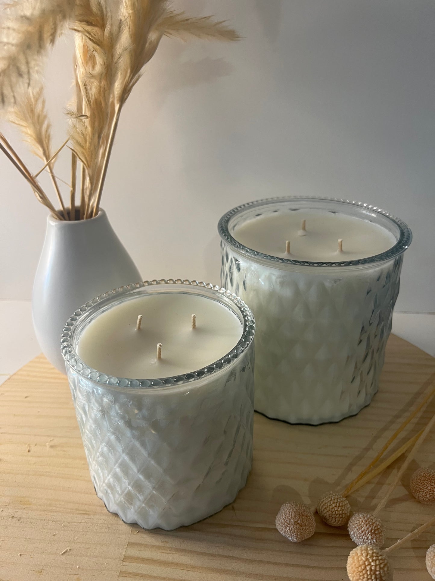 Crystal Glass Look Candle