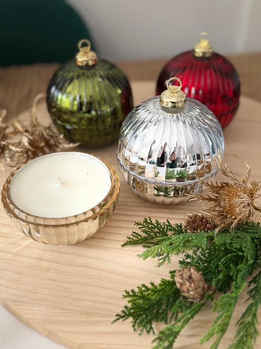 Christmas Bauble Candle - PRE SALE - delivered November